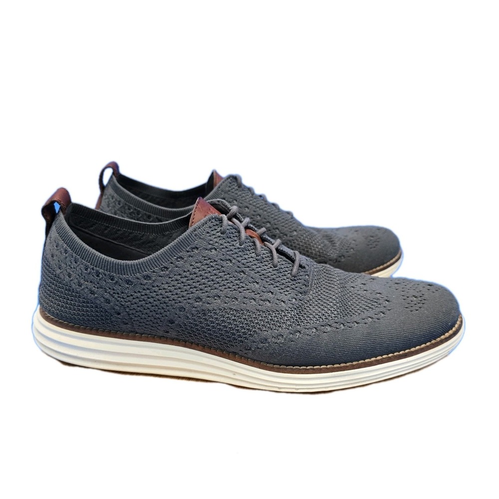 Cole Haan Original Grand StitchLite Wingtip Oxford Gray 11M